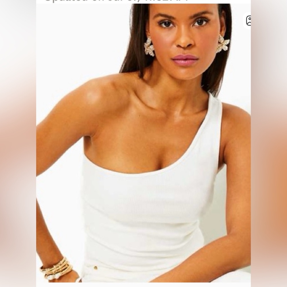 Lilly Pulitzer NWOT One Shoulder Top